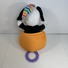 Peanuts Halloween Snoopy On-The-Go Pumpkin Ziggle Toy Rattle Teether