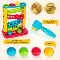 Durable Pound A Ball Toys for Toddler, Stacking, Learning, Active, Early Deve…