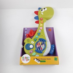 Gigglescape Green Dino Electronic Guitar Battery Operated Learning Toy for Kids