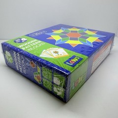 Wooden Pattern Blocks 130 Pieces Education & Development Create Patterns Ages 3+