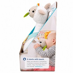 Fisher-Price Grow-With-Me Tummy Time Llama Baby Activity Mat Plush Toy
