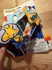 Kids Preferred Peanuts Baby Deluxe Soft Book Crinkly Strap 0+