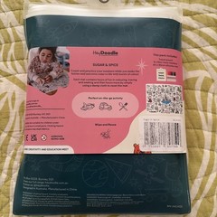 Hey Doodle Sugar & Spice Magical Creatures Reusable Silicone Mat Coloring