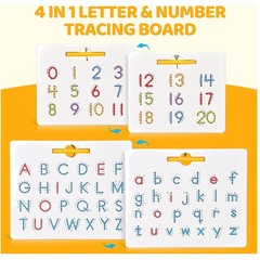 Magnetic Alphabet & Numbers Learning Tool for Children