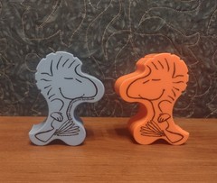 United Feature Syndicate Peanuts Snoopy & Woodstock 6pc Multicolor Stacking Toy