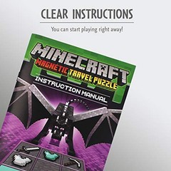 ThinkFun Minecraft Magnetic Travel Puzzle 31521 Ages 8+ [Minecraft Tabletop Game