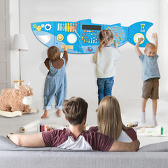 Shark Activity Wall Busy Board for Toddlers – Montessori Sensory Learning Toy