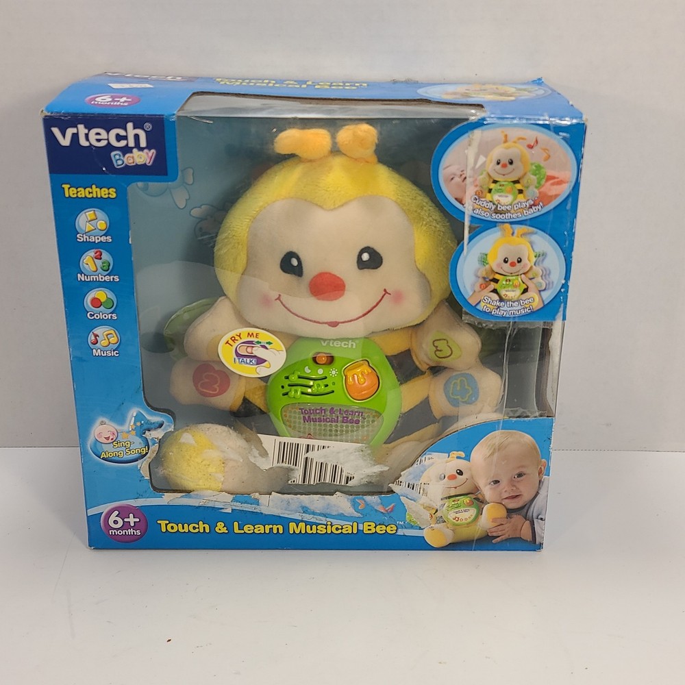 VTech Touch And Learn Musical Bee Baby Toddler Toy Lights Sounds Educational