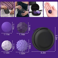 Silicone Fidget Balls 4 Pack Fidget Toys Adults Sensory Toys Stress Balls fo…