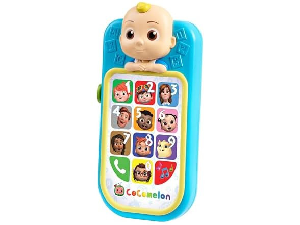 CoComelon JJ’s First Learning Phone with Lights Sounds Songs for Kids Ages 18M+