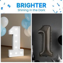3FT 16 Marquee Numbers, 16 Light up Numbers for Party, Sweet 16 Birthday Deco…