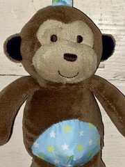 Baby Boy Girl All Monkeys Lovey Rattle Plush Hanger Bib Book Toy Monkey Lot