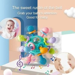 Share Baby Sensory Toys For 0-6 6-12 Months Food Grade Teething Toy Gift For Boy