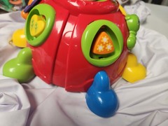 Vtech Crazy Legs Learning Bugs Ladybug Interactive Pull Toy Works Great