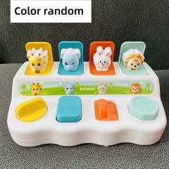 Cause-And-Effect Toys for Babies, Beige, White, Green, Yellow, Orange
