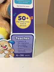 FISHER PRICE LAUGH & LEARN SMART STAGES SIS INTERACTIVE STUFFED PLUSH 6-36M NEW