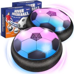 2 Pack Hover Soccer Ball Toys Gifts for 5, 6,7, 8-12 Year Old Boys, 2 Packs