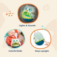 Roly-Poly Baby Toy – Owl Be Back: Sensory Development Toy for Infants