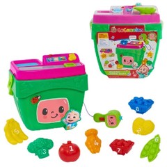 CoComelon Veggie Fun Learning Basket 10 Pieces – Sounds & Lights – New