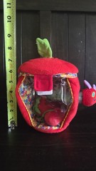 The Very Hungry Caterpillar Eric Carle Apple Plush Toy Baby Toddler Fruit 2010