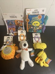 Lot Of 5 Nwt Peanuts Snoopy Woodstock Target Baby Infant Toys Halloween Spooky