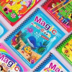 Book Water Montessori Drawing Reusable Coloring Toys Magical Magic Kids for