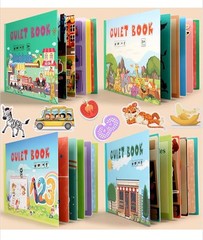 Quiet Books for Toddlers, 4 Pk Montessori Learning & Educational Books 3+- New