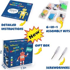 Kit de robótica STEM, 6 juegos de experimentos científicos actividades proyectos