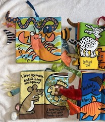 Jellycat Books Developmental Baby Toy Lot Sensory Toy Lot Bundle Preowened