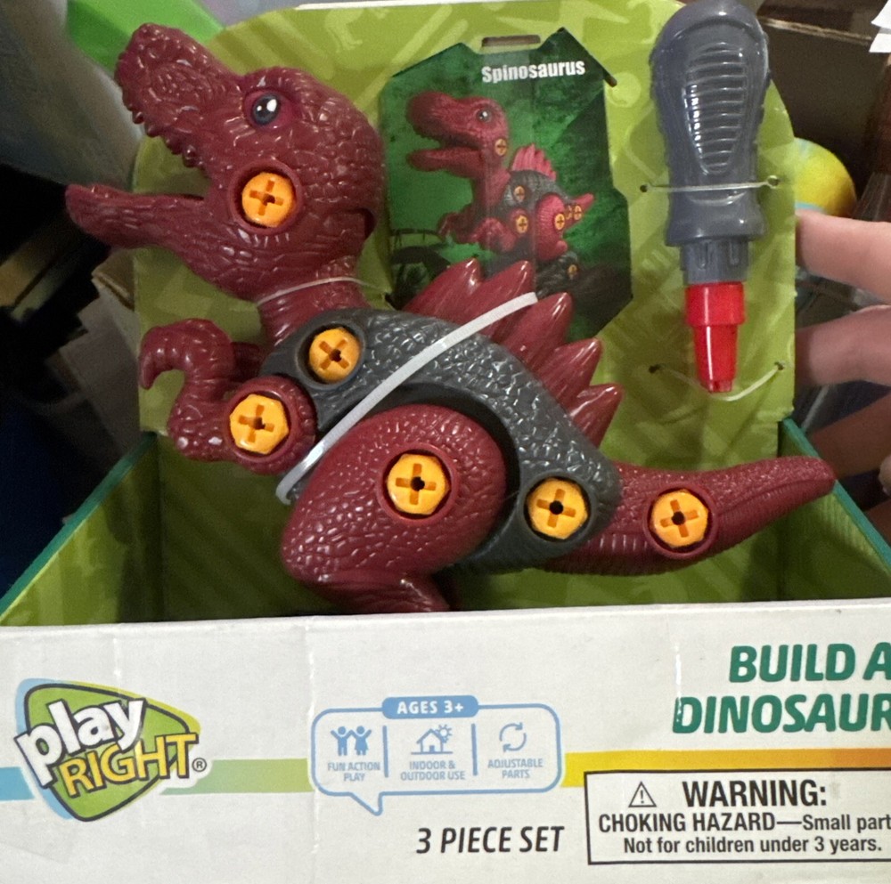 Build A Dinosaur Take Apart Dinosaur Toy With Screwdriver New