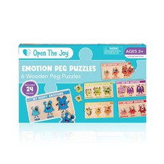 My Emotion Peg Puzzle – Kids SEL Wooden Layer Puzzle