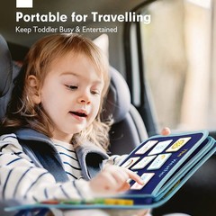 Busy Book Educational Toys For Toddler Portable Activity Travel Board