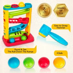 Durable Pound A Ball Toys for Toddler, Stacking, Learning, Active, Early Deve…
