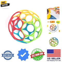 Oball Easy Grasp Classic Ball BPA-Free Infant Toy in Red, Yellow, Green, Blue…