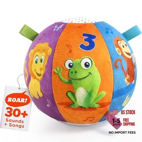 , Interactive with 30+ Sounds & Songs | Toys for 1 Year Old Boys & Baby Ball