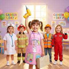 Pink Wooden Kids Tool Set with Drill 44Pcs Educational Montessori Toys for 3 Yea