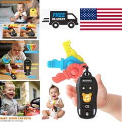 Musical Baby Keys Toy for 6 and Up Sensory Play with Sounds and Lights