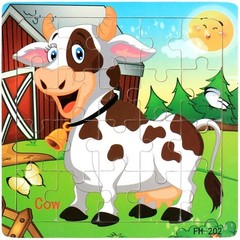 Wooden Jigsaw Puzzles for Kids Age 14+y Toddler Puzzles Toys, Preschool Set 6
