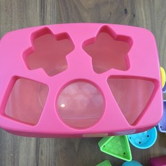 Fisher-Price BABY’S FIRST BLOCKS Pink Baby Toy Set 6-36 months RARE HARD TO FIND