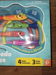 Chuckle & Roar – Underwater Torpedo Toss – Outdoor Water Play – Includes Thro…
