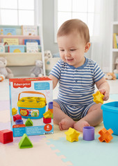 Baby’s First Blocks Stacking Toy 10-Piece Shape Sorter for Babies 6+ Months