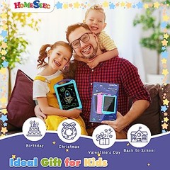 [ClimatePartner Certified] Astrodraw Drawing Pad, Colorful LCD Aqua/Purple
