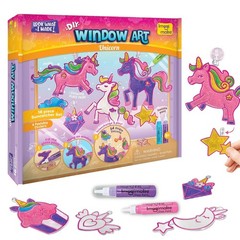 Imagimake Window Art Unicorn | Glass Painting Kit for Girls Age 5+ Glass paintin