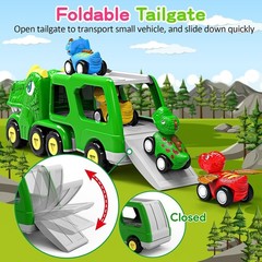 Friction Powered Dinosaur Truck for Toddlers
