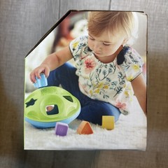 Green Toys BLUE & GREEN Shape Sorter 10 pieces MADE IN THE USA Age 6M+