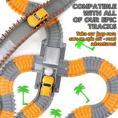 Construction Race Cars Accessories for Kids – 2-Pack Construction Cars