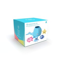 Manhattan Toy Neoprene Whale 5-Piece Floating Spill N Fill Bath Toy Quick Dry
