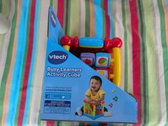 VTech Busy Learners Activity Cube Baby Toddler Learning Toy Lights Sounds 6–36M