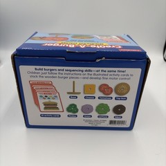 Create A Burger Stacking Hamburger Toy Sequencing Stacker Food Stacking Toys