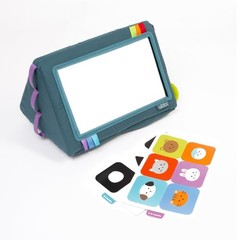Ubbi Mirror Me Activity Toy, Tummy Time Developmental Baby Toy | Multi-Sensor…